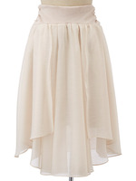 シアーフレアスカート/グレー