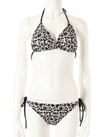 レオパード柄ビキニ/ブラック