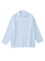 超細タイプライタースキッパーシャツ/ライトブルー(091)