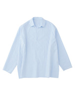 超細タイプライタースキッパーシャツ/ライトブルー(091)
