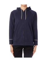 配色ステッチデザインパーカ/ネイビー(093)