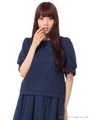 スクエアレースブラウス/オフ