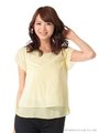T/C裾レーシースカラップBL　3/キナリ