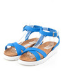 【ROSE BUD】AMANDA ANCKLE/S COMFORT SANDAL/50)BLUE