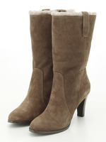 【V−SEVEN TWELVE THIRTY】341659・2wayムートンブーツ/ブラック