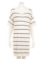 キシリトールパイルニットドレス/GRY