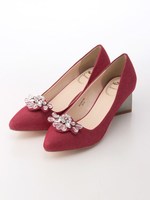 クリアパーツパンプス/ホワイト