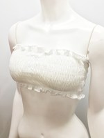 シャーリングチューブTOP/オフホワイト