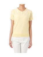 ドットジャカードポロシャツ/イエロー系(031)