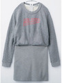 SWEAT DRESS HEAVY METAL/NAVY