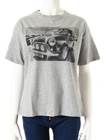 【CEDNIE】Vintage Car Tシャツ/グレー