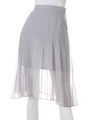 シフォンプリーツスカート/GRY