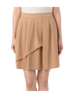 ラッフルギャザースカート/ベージュ系(052)