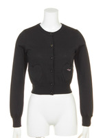 BeBeハートカーデ/ブラック