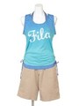 FILAグラデーションタンキニ4点セット/ブルー