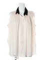 SVL GATHERED BLOUSE/BLUE