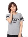 ＵＳＡ１９８７ロゴＴシャツ/グレー