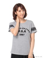 ＵＳＡ１９８７ロゴＴシャツ/グレー