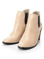 サイドゴアブーツ/ベージュ