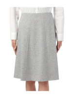 ストレッチポンチミディ丈スカート/グレー(012)