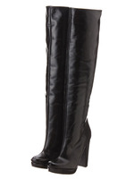 ハラコ切替ジョッキーニーハイ/BK