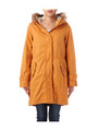 ファー付きモッズコート/オレンジ系(067)