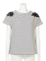 肩フラワーレースカットプルオーバー/A