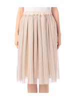 総柄チュールスカート/オフホワイト(303)