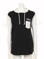 SOUNDSGOOD半袖パーカプル/ネイビー