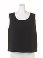WIDE FLOWER T/T/BLK