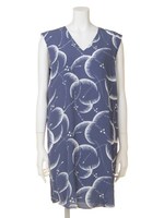 【BED&BREAKFAST】PALM TREE Dress/NAVY