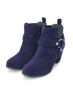 リング付2WAYサイドゴアブーツ/パープル系(082)