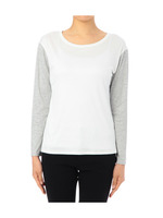 配色切り替えプルオーバー/ホワイト(002)