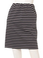 BODER SKIRT/BLKxGRY