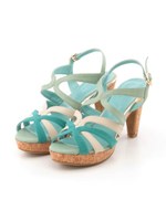 【vanitybeauty】クロスラインサンダル/ブラック