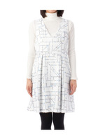 ネオンライト切り替えワンピース/ホワイト(101)