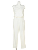 バストエンブロイドイージーロンパース/IVOY