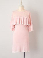 フリリーニットワンピ/PINK