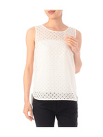 レース切り替えタンクトップ/ネイビー(493)