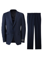 MAFピンストライプドレススーツ/ブルー系(394)