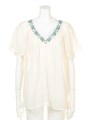 【anap mimpi】刺繍テープブラウス/O.WHT