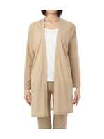 コットンニットカーディガン/オレンジ系(066)