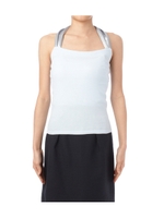 サテンホルターネックキャミソール/アイボリー(004)