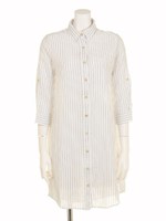 ストライプシャツＯＰ/ホワイト系