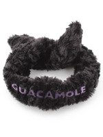 フェイクファーワイヤーヘアバンド/ブラック