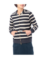 ボーダーパーカー/ブルー系(394)