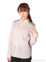 異素材MIXシャツ/ホワイト