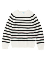 Letroyes CREWNECK LOW GAUGE KNIT STRIPE/ブラック(119)