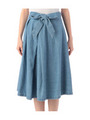 8OZデニムスカート/ライトブルー(091)