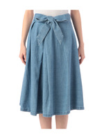 8OZデニムスカート/ライトブルー(091)
